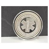 Emergency Medical Tech SILVER One Ounce Round