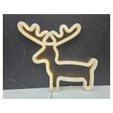 New REINDEER LED Neon 12 x 10" Sign