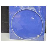 New Origani Owl  Silver Collar Chain