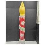 39" H NOEL  CANDLE Blow Mold
