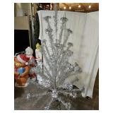 Vintage 6 ft  Aluminum Christmas Tree w Box