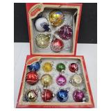 Vintage Christmas Ornaments Liberty Bell in Boxes