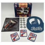 Vtg Pepsi Lot: NIB Diecast, Patches, Foam Finger +