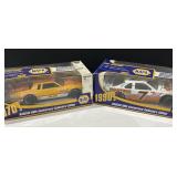 2, Vintage NASCAR 1/24 Scale, original box, Cars