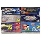 6, Vtg NASCAR Diecast 1/24 Scale, Original Boxes