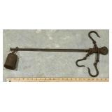 Antique Steelyard Balance / Roman Balance Scale