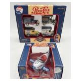 New in Box, Vintage Pepsi Diecast Trucks & Plane