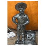 Halloween Pirate Boy Pewter 4.75", Vtg Ricker 2000