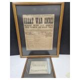 1918 Decatur Paper GREAT WAR ENDED & School Pic