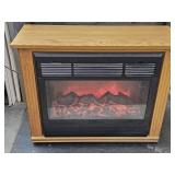 Fireplace Heater 32 x11.5 x25"H On Wheels Works