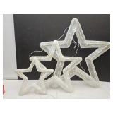 3 Stars Up to 32" Light Up Star