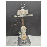 Vintage Agate Slag Glass Ashtray Needs TLC &Wired