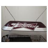 55" Long Light Up Budweiser Pool Table Light