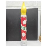 38" High NOEL Blow Mold Candle