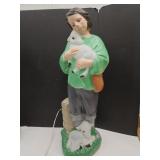33" high Shepherd Boy Blow Mold