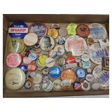 Lot of Political Buttons, Bottle Opener