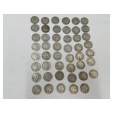 47 Buffalo Nickel Coins See Dates