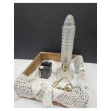 Baby Brownie Camer, VTG Desk Lamp +