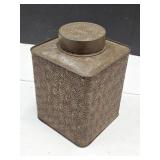 5th Ave. New York Mocha & Java Tin  7 1`/2" high