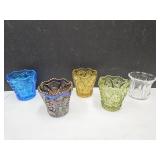 Collection of 5 Toothpickers Imperial Glass +