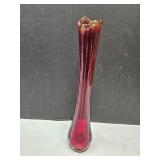 Viking  Glass Vase 11.5" high