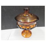 Indiana Glass King Crown Compote 7.5" high