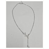 New 925 Silver Heart Necklace 16"