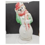 33" high Blow Mold Snowman