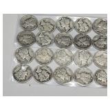 20 Silver Mercury Dime Coins