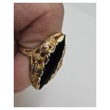 10 k Gold Ring SZ  9 3/4 See Weight w Gem Stone