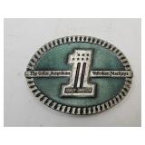 1974 Brass Harley Davidson Bergamont Belt Buckle