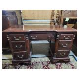 Vintage Knee Hole Desk 46 x18 x 30"