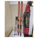 Salomon Snow Skis with Carry Travel Bag