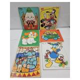 Lot of Vintage Puzzles Playskool &  Sandburg