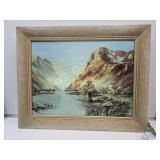 Vtg Helmscene Lighted Wall Decor WORKS