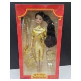 Oriental Golden Doll with Box
