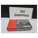 45 ACP 50 Rds. Gun Ammo