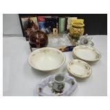 Lot Of Vintage Glassware, Germany & More  & Books