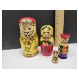 Russian Nesting Dolls 1" to 5" high