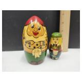 Russian Nesting Dolls 3 to 4.5" high