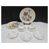 Haviland Limoges, Bavaria T&V Norman Rockwell+