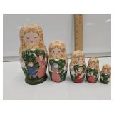 Russian Nesting Dolls Up to 6" high