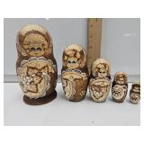 Russian Nesting Dolls  1.5 to 6" high