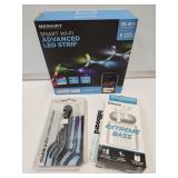 Smart WI FI LED Strip, Ear Buds, Corkscrew