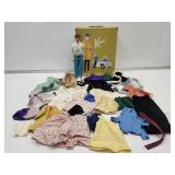 Ken  Barbie Case with Doll & Clothes SEE PICS