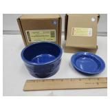 Longaberger Spoon Rest & Salt Crock