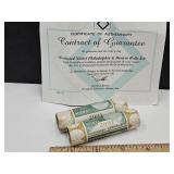 Unopened 2 Rolls 2004 Westward Journey Nickels