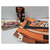 New Tony Stewart 1/24 Car, Throw & 3x5