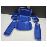 Longaberger Pottery Cornflower Blue Lot