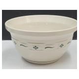 Longaberger Pottery Bowl 10" W